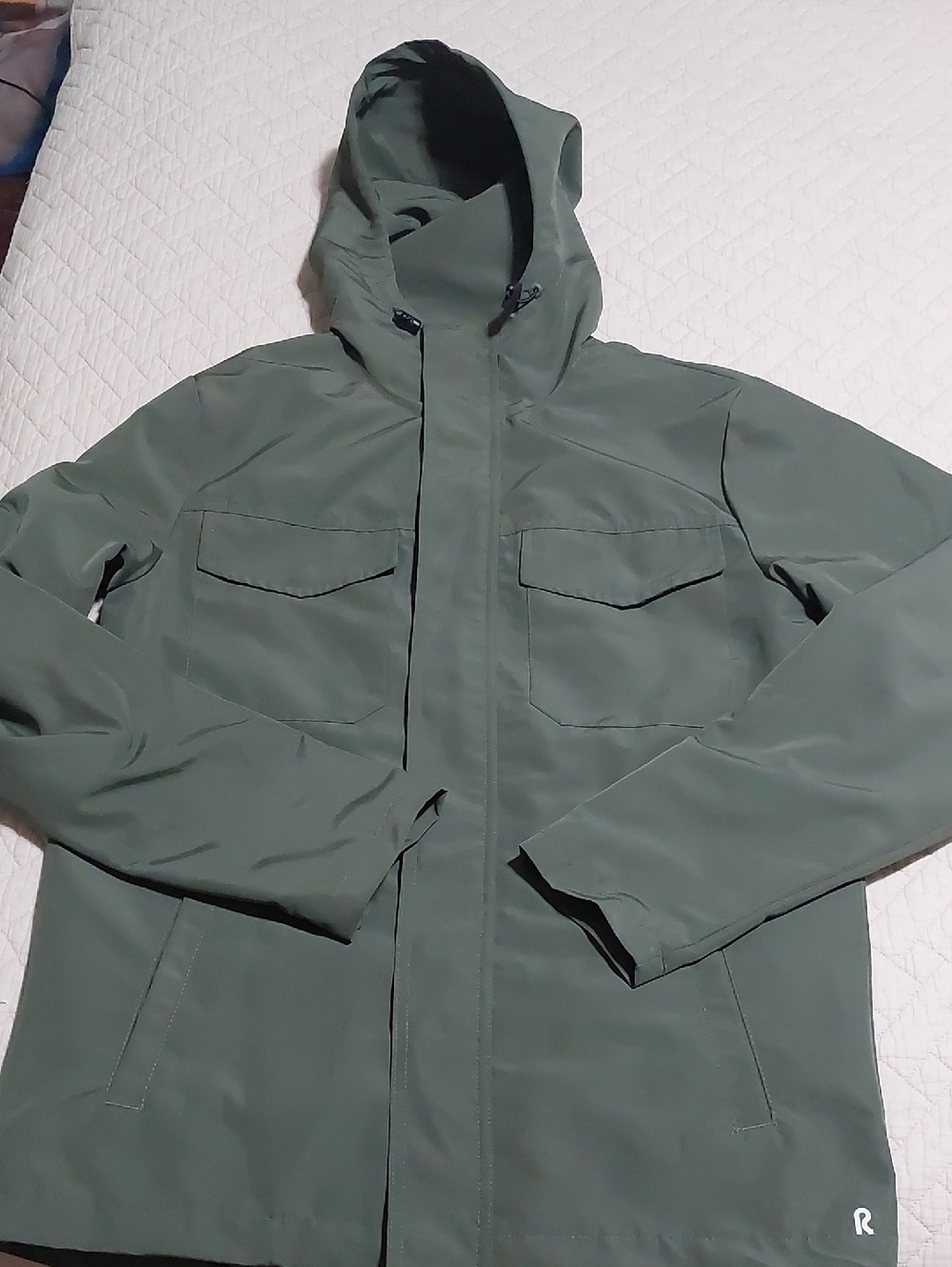 Men's Hooded Field Jacket in Olive